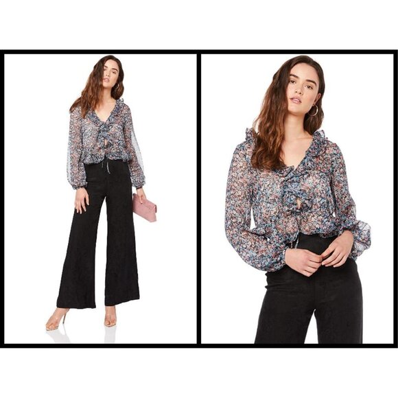 💕THE EAST ORDER💕 Cece Top ~ Night Poppy Floral - Picture 4 of 13